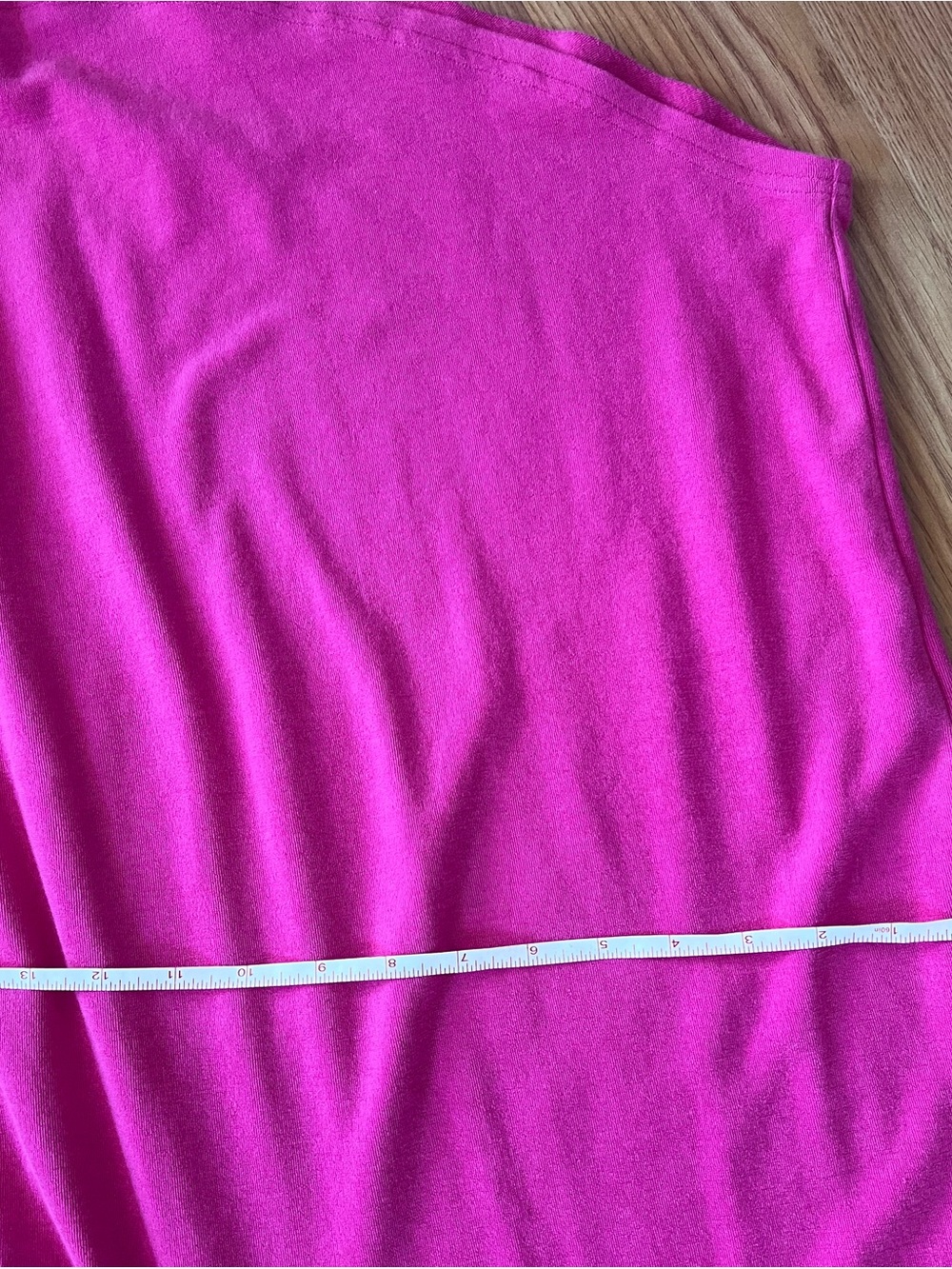 Anthropologie Hot Pink Tie-Shoulder Terry Cloth Cropped Asymmetrical Jumpsuit - Picture 11 of 14